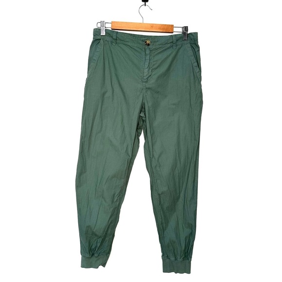 Lou & Grey | Green Drawstring Waist Joggers Size Medium - Picture 1 of 6